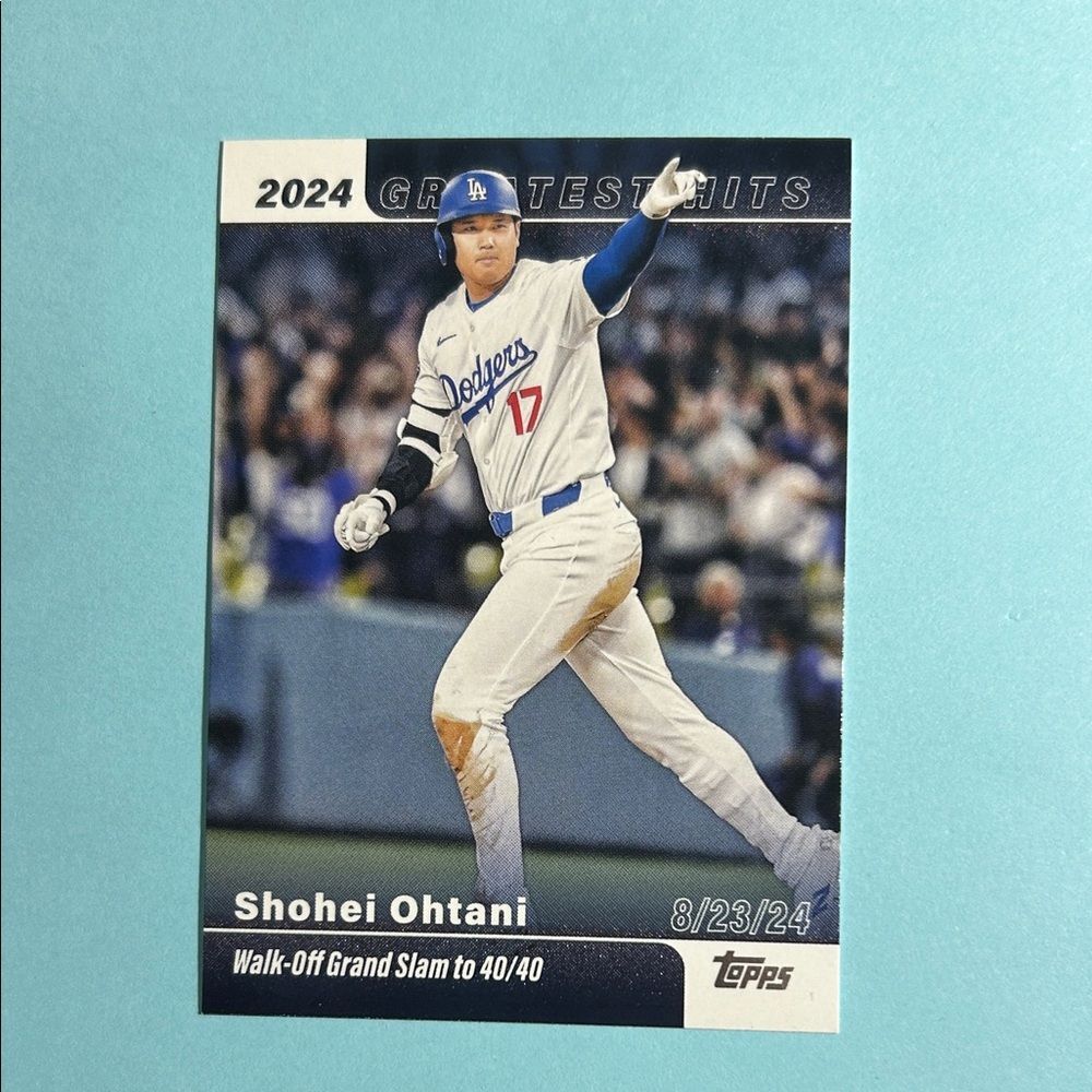 2025 Topps #GH-23 Shohei Ohtani Greatest Hits 2024 Card LA Dodgers